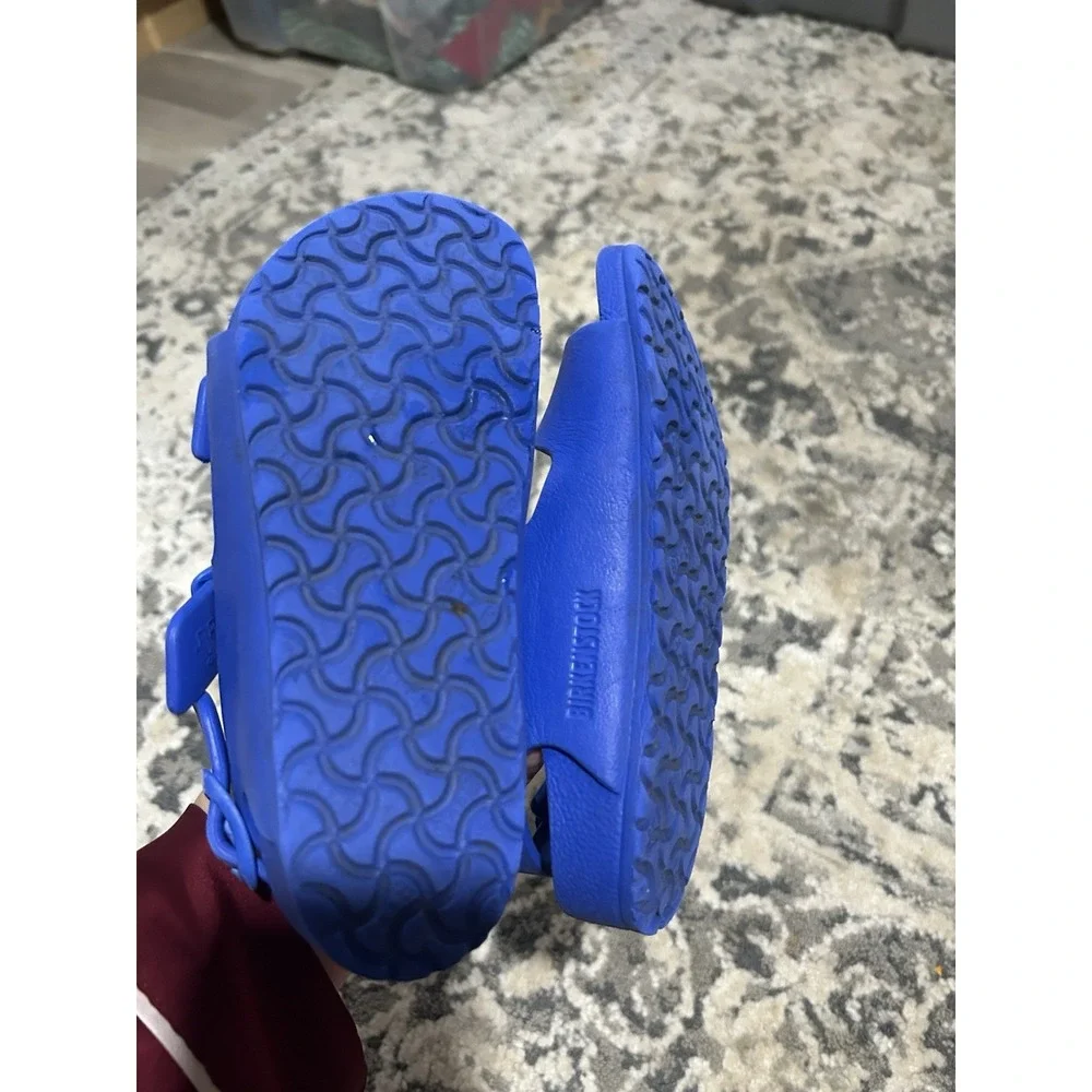 Kids Blue Birkenstock Sandals Size 11